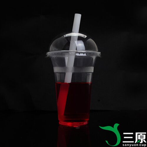 包邮一次性加厚奶茶杯盖塑料杯盖95mm防漏盖球盖果汁杯盖100个