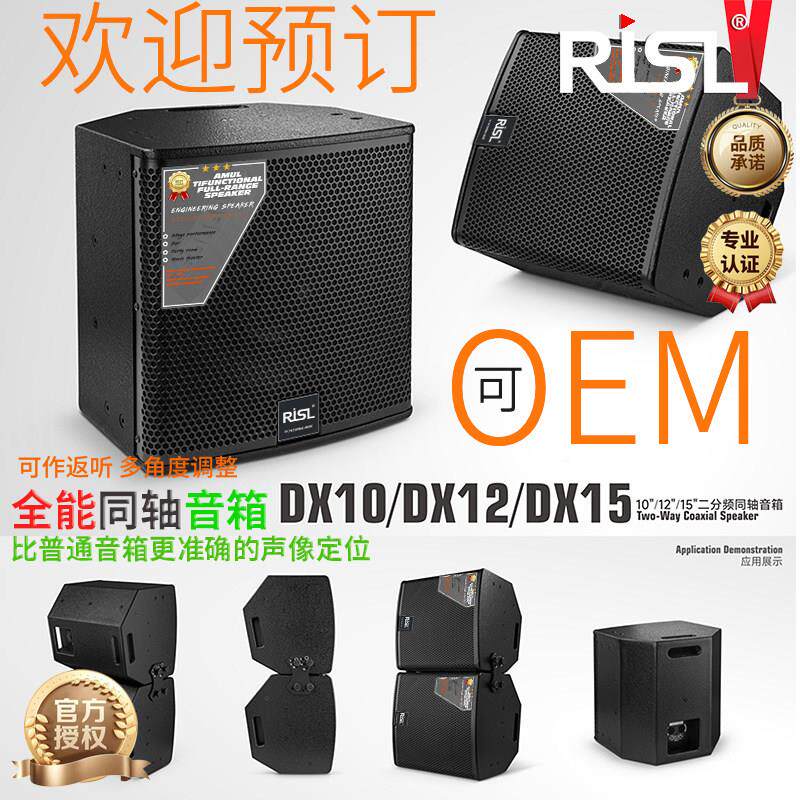 源专业同轴音箱户外舞台K返听监听无DX酒吧T唱V重低音全频家用歌