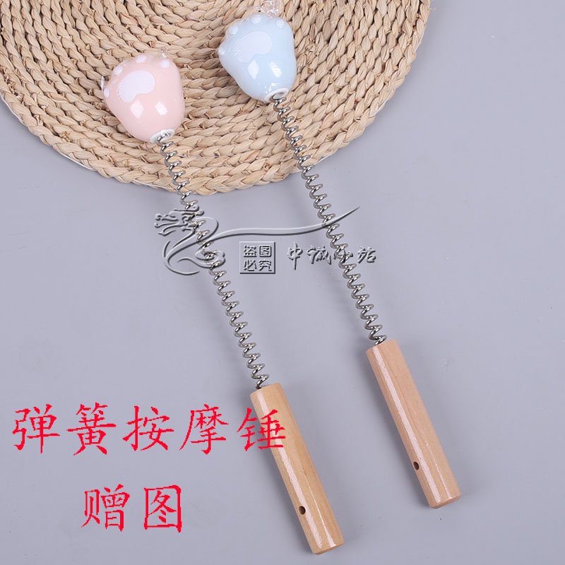 弹簧按摩锤敲打锤养生经络敲腿软胶卡通锤子穴位拍打棒捶背按摩器图片