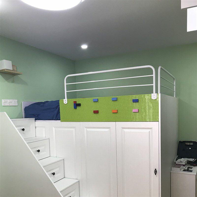 儿童上下铺护栏免打孔上铺加高护栏高低床子母床防摔床边围栏挡板