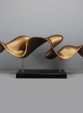 玻璃钢雕塑大摆件抽象艺术品摆设现代别墅样板房间寄居客厅软装饰