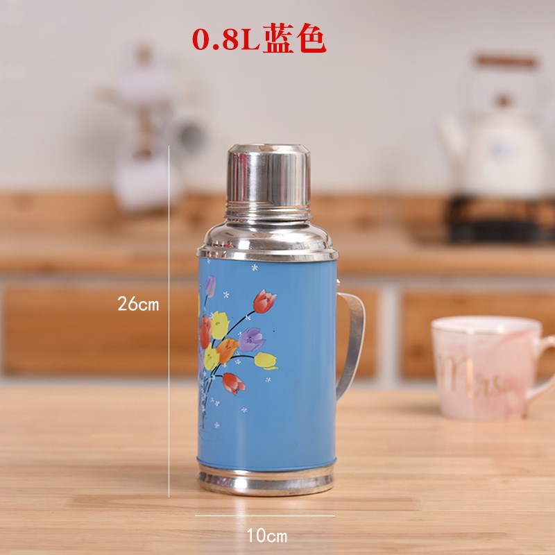 暖壶小号热水瓶铁皮怀旧复古暖水壶老式玻璃内胆保温瓶家用真空
