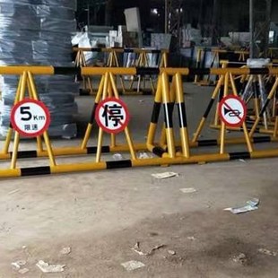 移动拒马路障防撞栏隔离栏学校幼儿园门口停车路障护栏安全防护