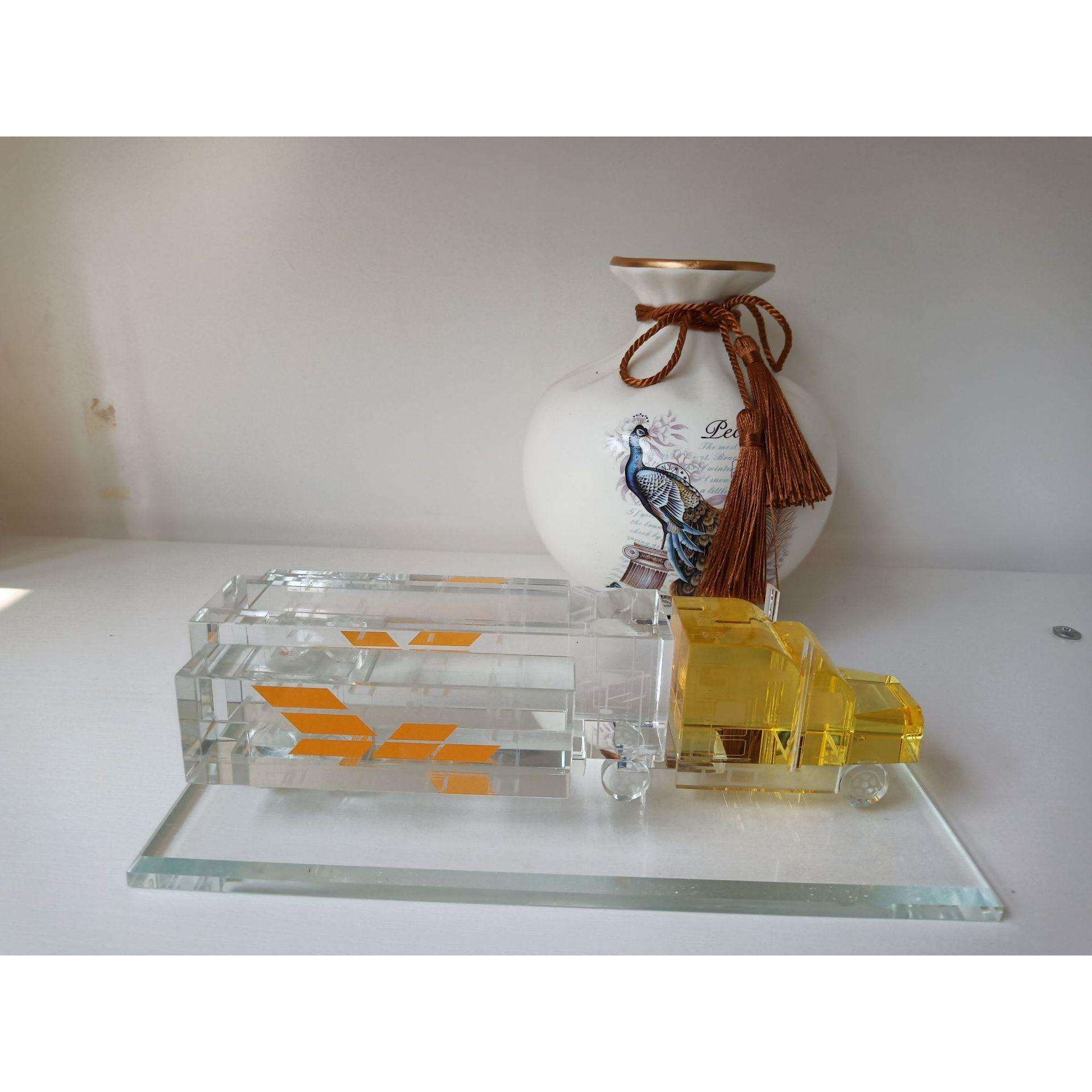 水晶车模 特种车辆模型 家居摆件公司办公摆件 车载摆件 刻字