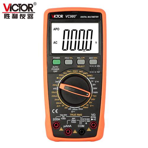 胜利VICTOR VC9806+/VC9807A+/VC980+万用表