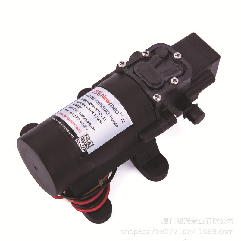高压电动洗车水泵自吸直流带压力开关农业灌溉泵微型隔膜泵