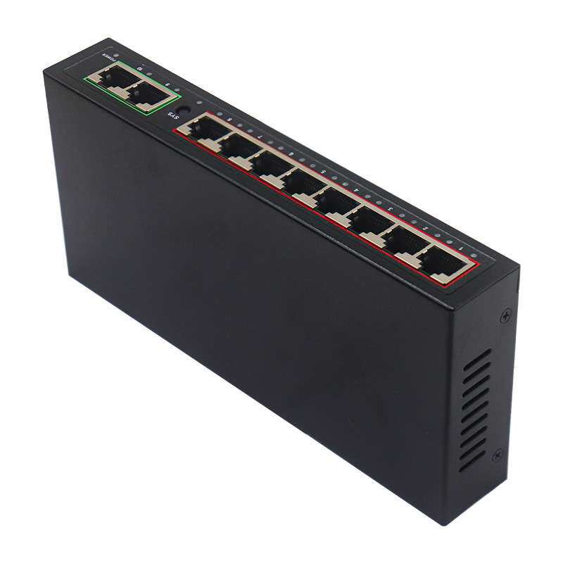 10口全千兆POE-AC一体机标准52V96W管理64AP企业无线覆盖交换机