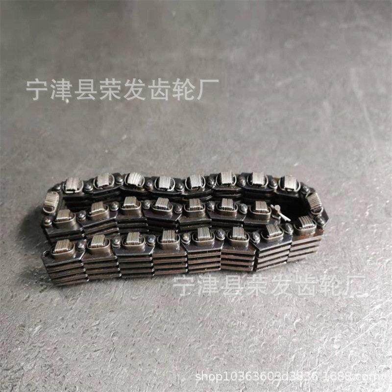 P0无极变速链条速静音传动型设备配件碳钢淬火