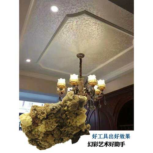 天然海藻绵拍三色珠光涂刷拍花工具天然海藻拍艺术漆金箔海藻棉刷