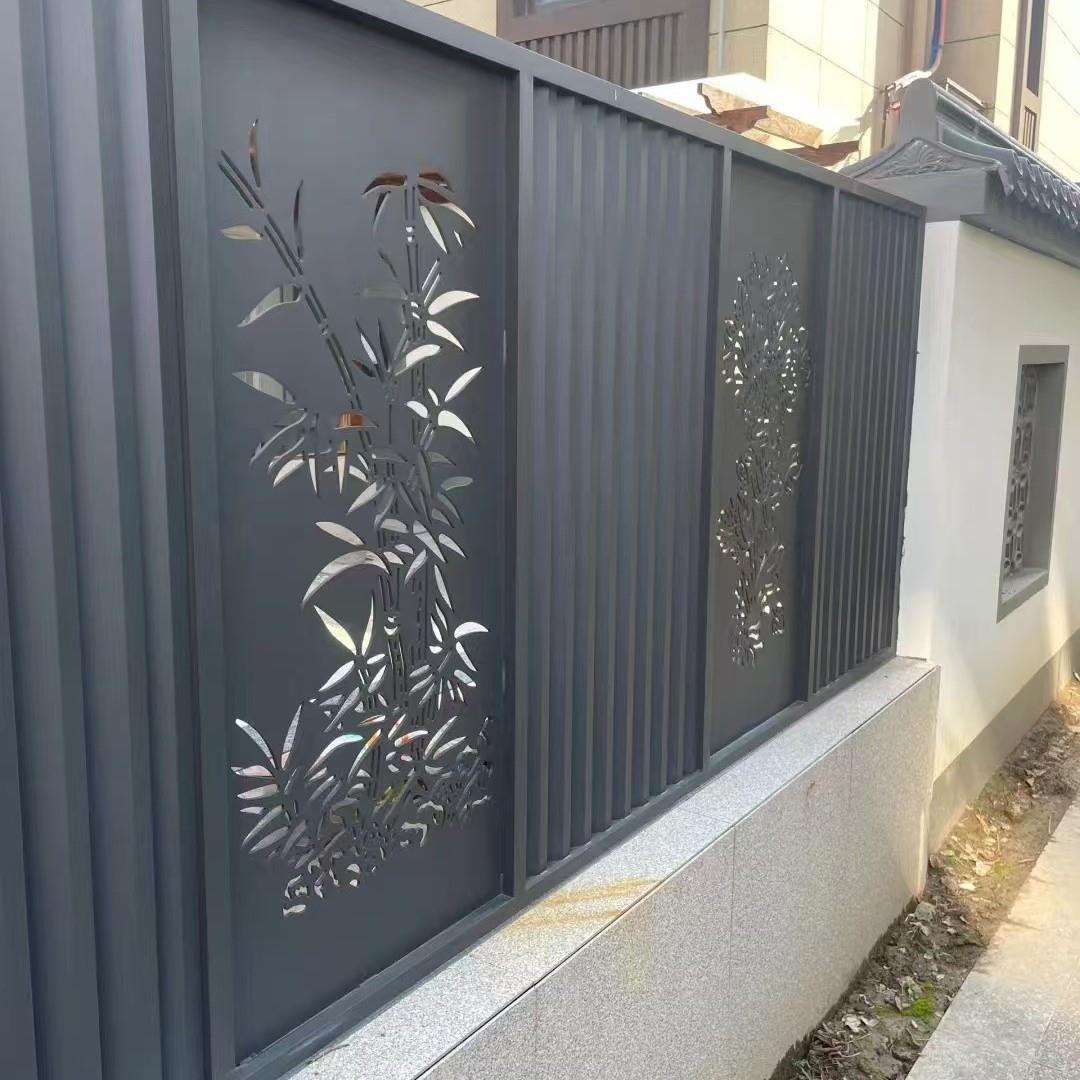 洋房铝艺护栏花园别墅小区庭院铝合金围栏农村阳台围墙防护防护栏