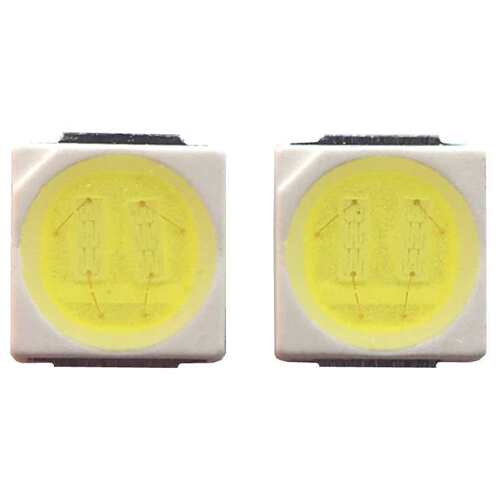 厂家 LED3030 调粉黄光灯珠 3030 双芯1W贴片 可做调粉红 绿