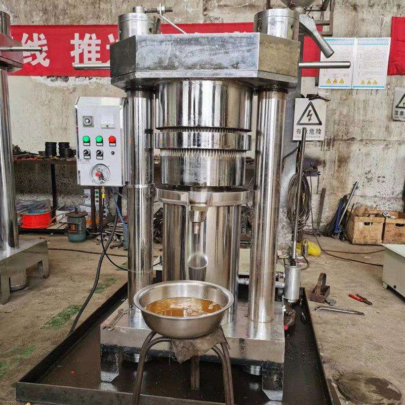 中大型核桃坚果榨油机花椒籽亚麻籽压榨机多功能液压芝麻香油机