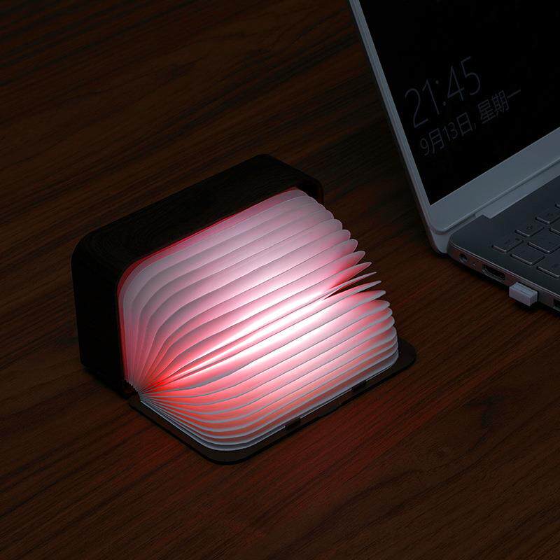 时光灯卧室书书房LED小夜灯灯折叠书灯无极调光可调光台灯新中式