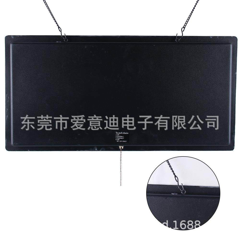亚马逊LED广告牌炫彩灯箱 LED Tailor Alterations Sign 30x60cm