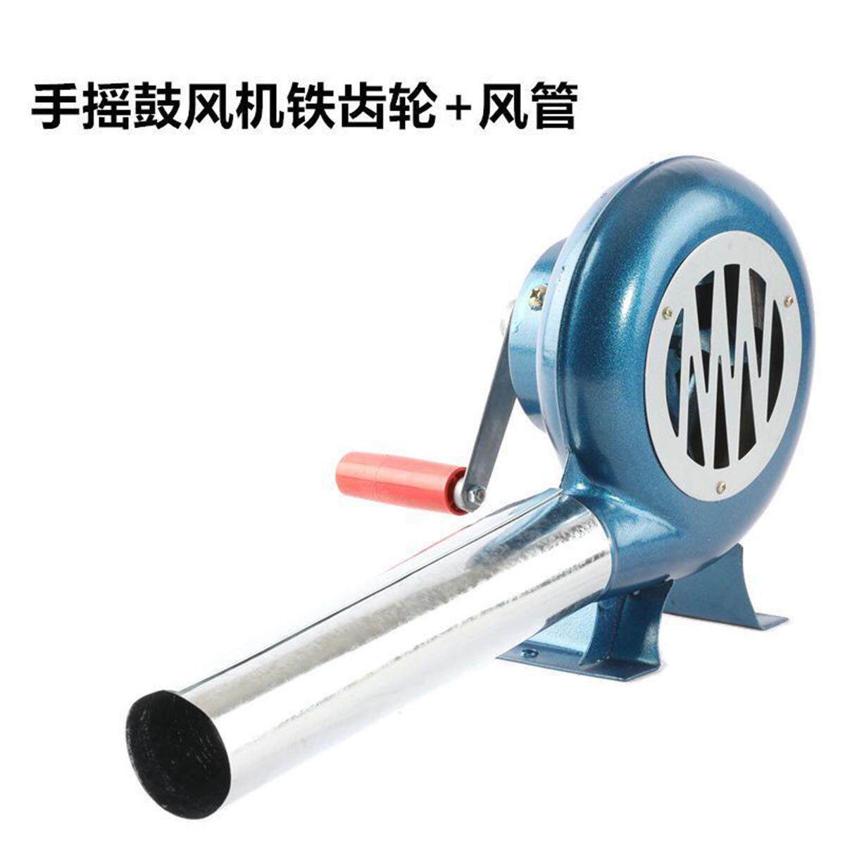 户外烧烤野营起火手摇鼓风机家用大风力手动煤炉柴火炉生火风机