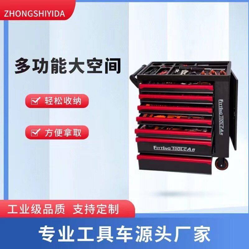 工具车重型汽修工具箱工具柜带门工具推车汽车间汽修厂专用带抽屉
