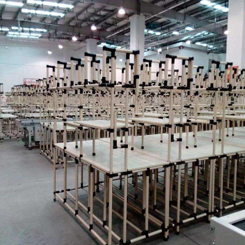 可定电器生产作业台 不锈钢车间台 多用途精益管试验台