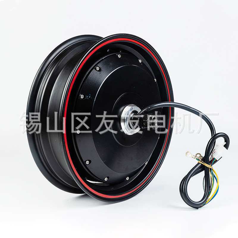 供应 电摩电机60V-72V2000W13寸铝轮毂刹电机35H(不含刹盖)