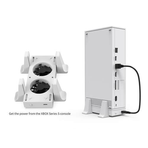Xbox Series S主机冷却立式支架智能散热风扇 温控风扇 散热器