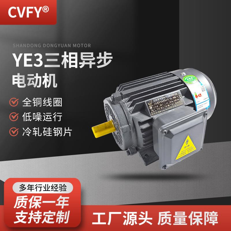 三相异步电动机 YE3-100L-6极电机 380V 1.5KW屠宰机械用交流马达