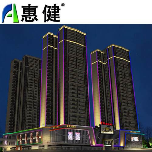 低压24Vled条灯10W12W护栏管外墙数码管硬灯条512外控全彩轮廓灯
