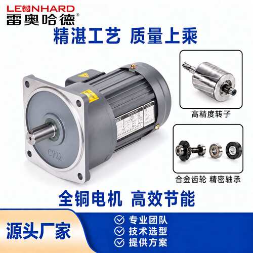 雷奥哈德GH22-200-20C齿轮减速电机220V200W1:20输送线用现货