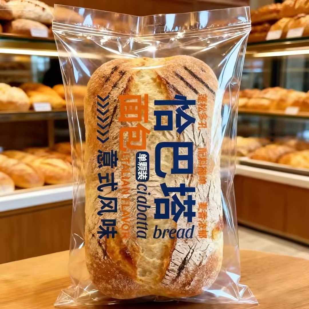 恰巴塔面包全麦无蔗糖早餐代餐图片