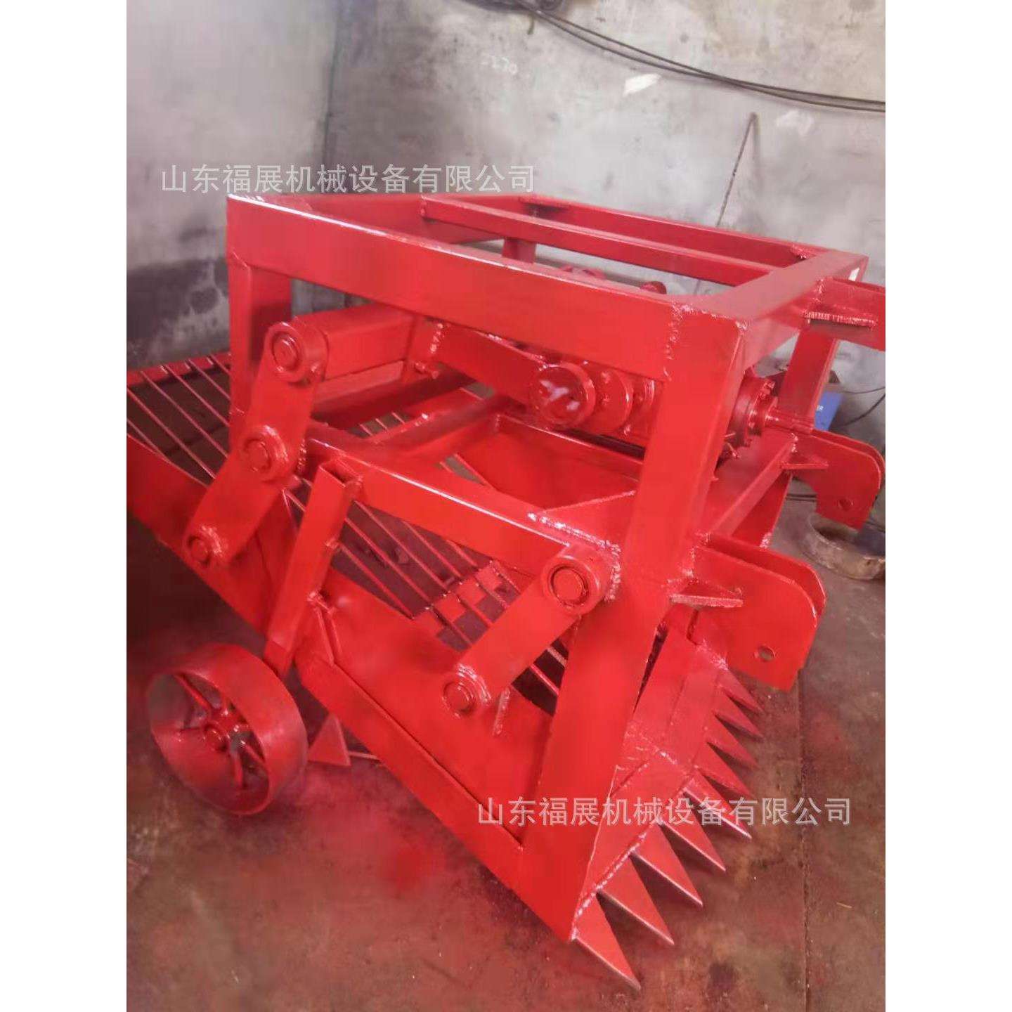 拖拉机带大型地下根茎类作物多功能材收获机全自动铺放