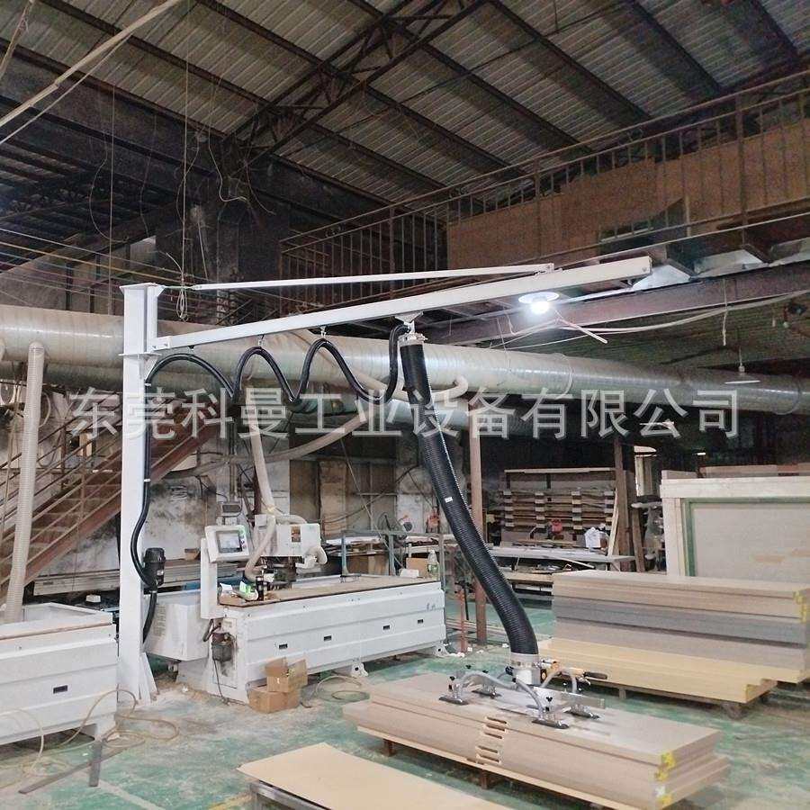 龙门式气管吸吊机木板食品搬运码垛上料机KBK导轨真空提升吊具