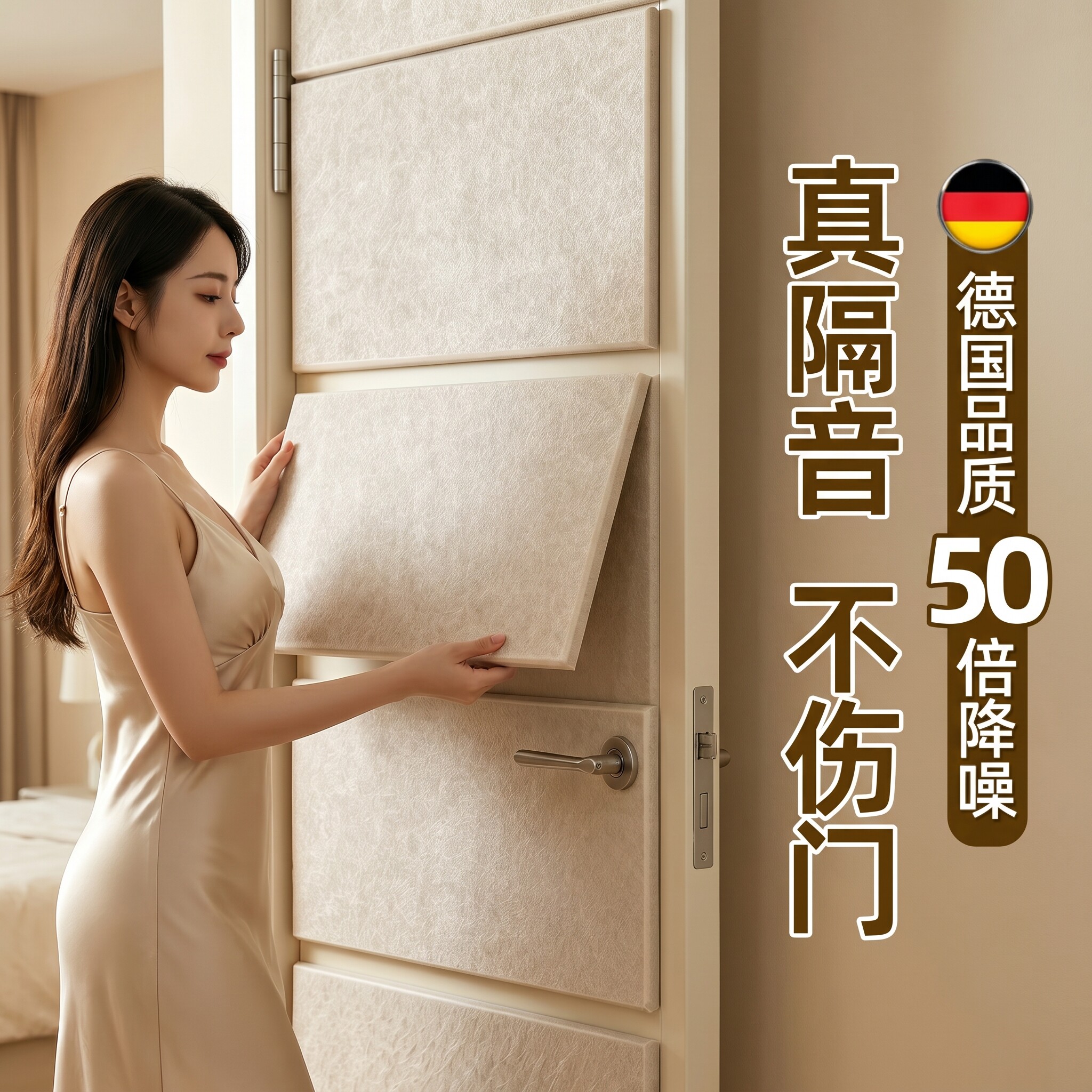 卧室降噪吸音棉墙贴门贴