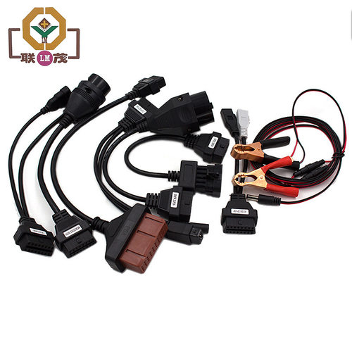 autocom multiprog car Cables ds150e TCS CDP小车线8合1 OBD线