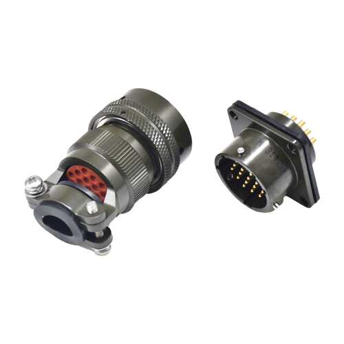 西赛姆26482公母对接卡口连接器MS3116F14航空插头MS3112E14对接