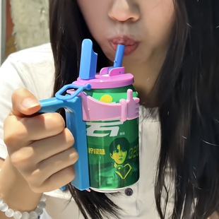 易拉罐杯盖外出便携式防溢可乐啤酒罐支架防漏气密封盖喝饮料神器