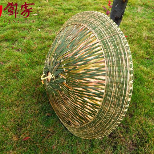 竹制品厂家手工农家竹编锅盖家用柴锅竹蒸饭木桶竹盖柴火鸡盖子