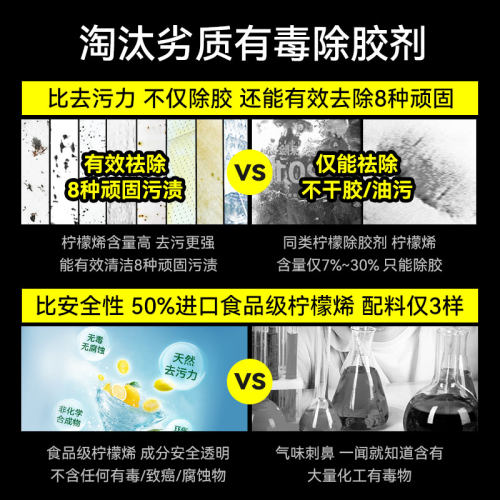 除胶剂家用万能强力去胶剂汽车玻璃胶粘胶清除剂不干胶去除剂神器