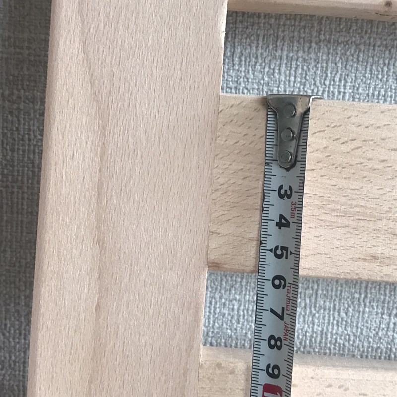 定制榉木床板排骨架实木榻榻米硬床板防潮透气铺板铁艺实木软包