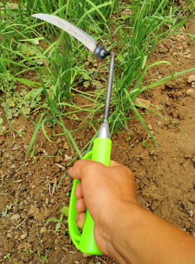 割韭菜专用小镰刀家用迷你便携割草除草工具挖野菜刀子割韭菜神器
