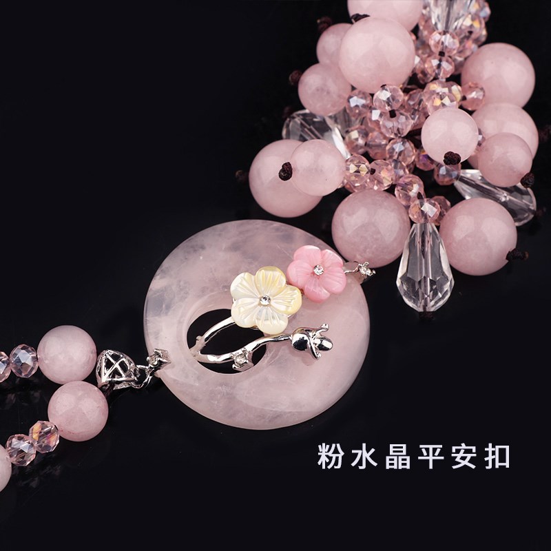 汽车挂件车内吊饰创意高档水晶玉石保平安车载挂件后视镜车内吊饰