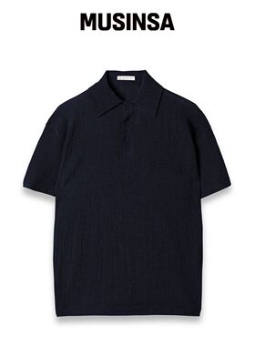 CONNECT KINLOCH WISH&WEAR 西装领T恤 (深蓝色)韩国官网直邮进口