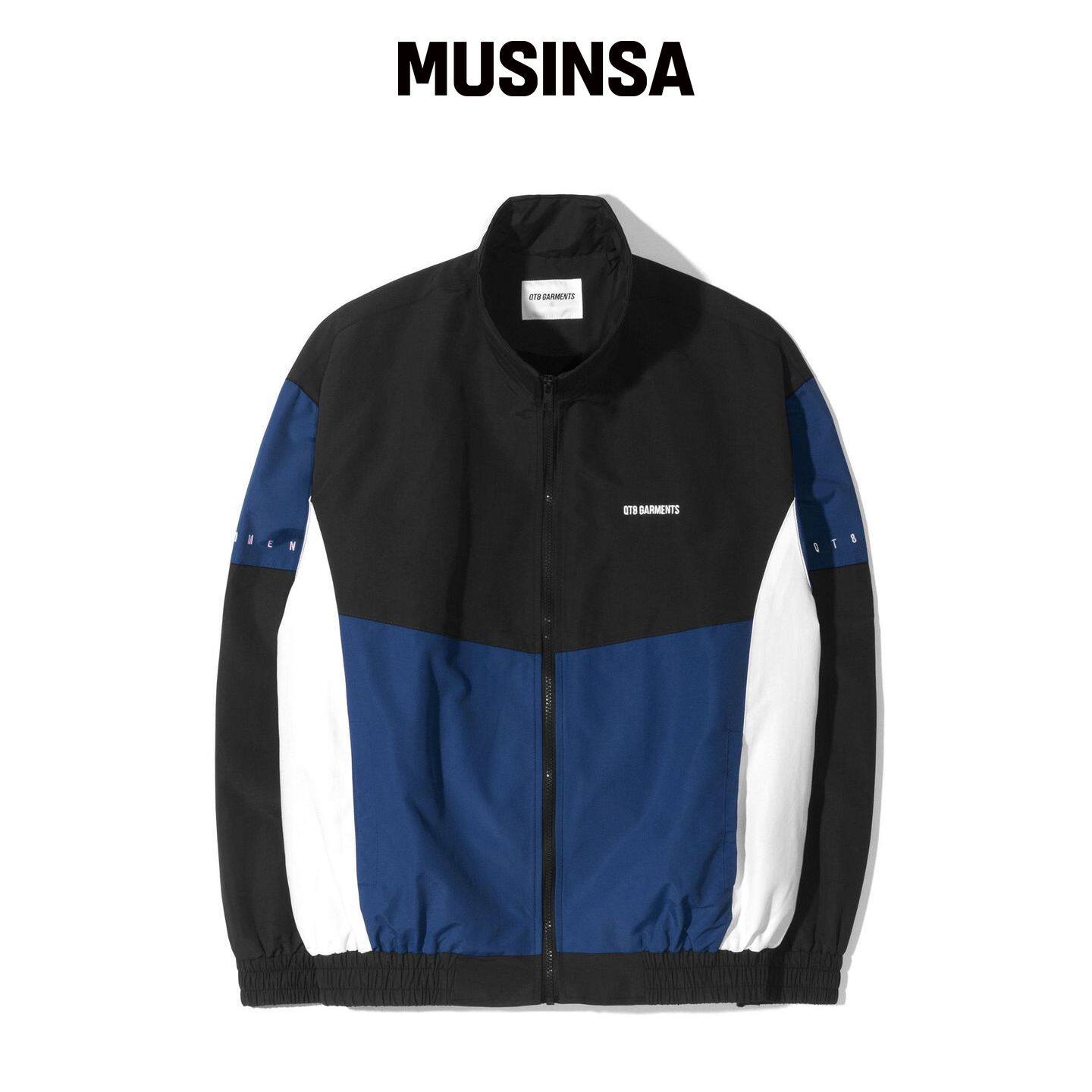 QT8 GARMENTS MF 复古运动夹克(深蓝) MUSINSA韩国官网直邮进口