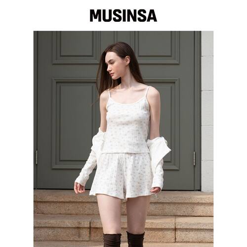 LESHUA 棉质飘逸 2pcs - WHITE韩国官网直邮进口MUSINSA