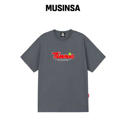 TRIPSHION TENNIS LOGO T恤 - 泥膜韩国官网直邮进口MUSINSA