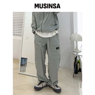 BEENTRILL 拉伸织物工装裤（打火机色） MUSINSA韩国官网直邮进口