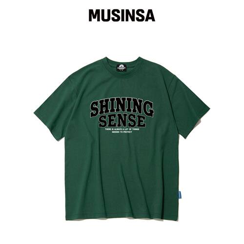 TRIPSHION SHINING SENSE VARSITY LOGO T恤 - 韩国官网直邮进口