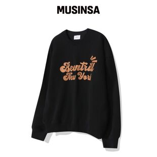 BEENTRILL BNY LOGO 运动衬衫（VLACK） MUSINSA韩国官网直邮进口