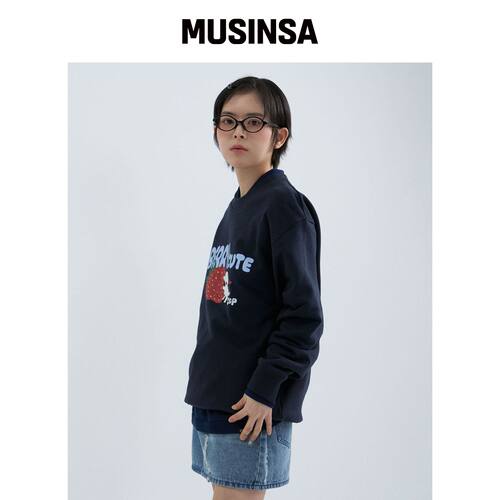 CGP BERRY CUTE 卫衣-深海军蓝 MUSINSA韩国官网直邮进口