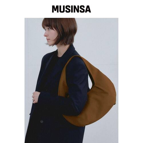 ACOC M Bag_麂皮骆驼色韩国官网直邮进口MUSINSA