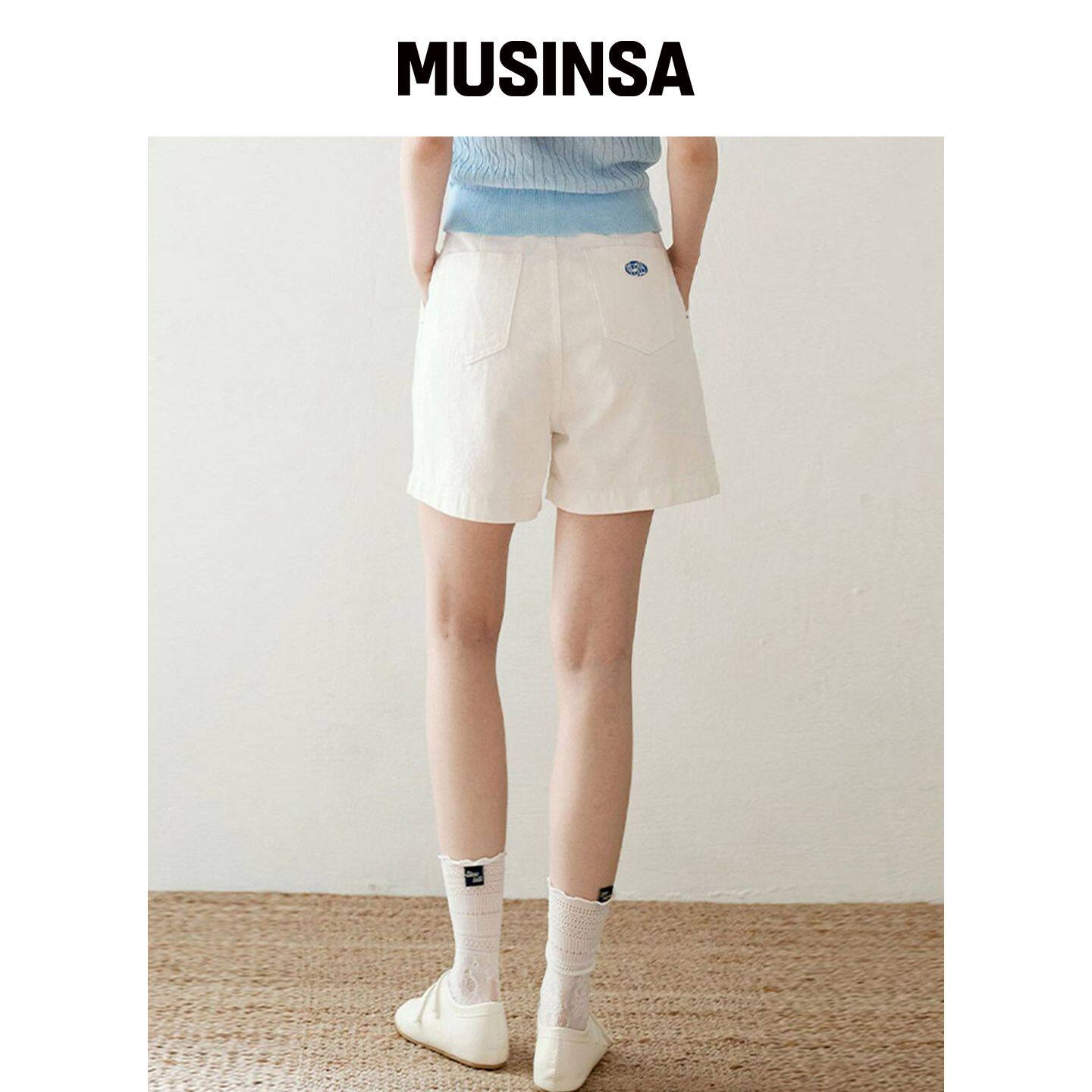 SLOWLOLLI 单褶棉质短裤_4种颜色 MUSINSA韩国官网直邮进口