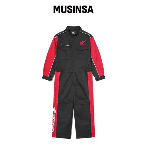 PHYPS MOTORCYCLE 摩托车长袖连体服 红色 MUSIN韩国官网直邮进口