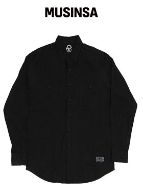 EIGHTVOLUME EV宽松版型衬衫2黑色 MUSINSA韩国官网直邮进口